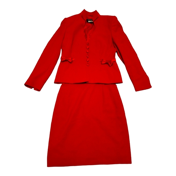 Escada Jackets & Blazers - Vintage 80s Escada by Margaretha Ley Skirt Suit